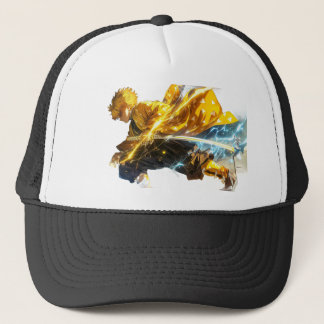 Zoro Anime Trucker Hat – One Piece Golden Sword Ar
