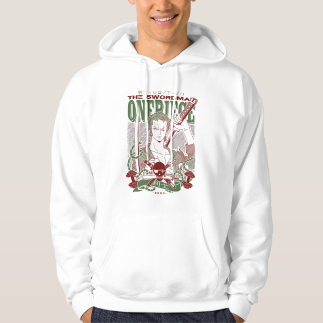 Zoro Roronoa One Piece Hoodie (Front)