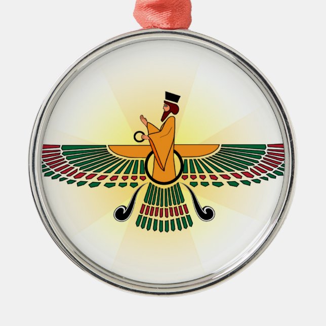 Zoroastrian Holiday Ornament (Front)