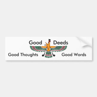 Zoroastrian Motto Bumper Sticker