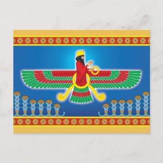 Zoroastrian Persian Faravahar Postcard