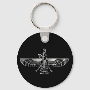 Zoroastrianism Faravahar Key Ring