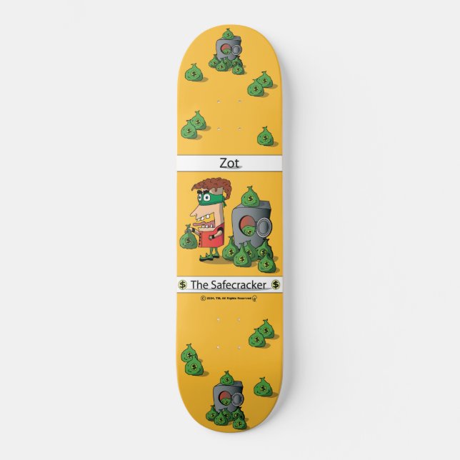 Zot - The Safecracker (V1) - Skateboard (Front)