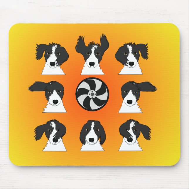 "Zotti" windmachine Mouse Mat (Front)