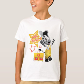 ZOU Hello Preschool Excited Little Zebra T-Shirt
