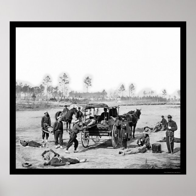 Zouave Ambulance Crew 1863 Poster (Front)