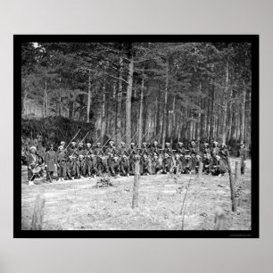 Zouaves Infantry 1864 Poster