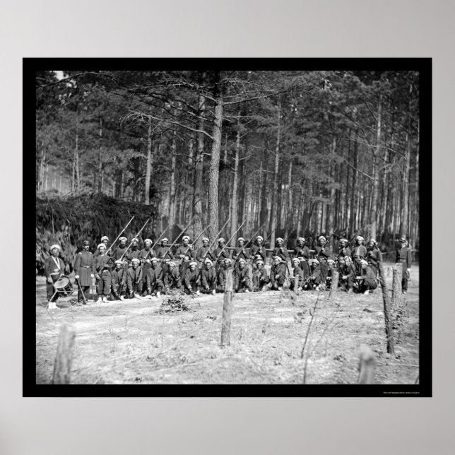 Zouaves Infantry 1864 Poster (Front)