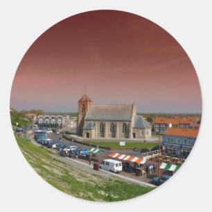 Zoutelande, Netherlands Classic Round Sticker