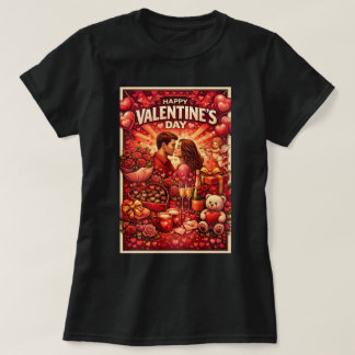 ZOYNK Graphics Happy Valentin's Day 0045413 T-Shirt