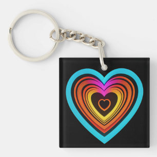 ZOYNK Heart Key Ring