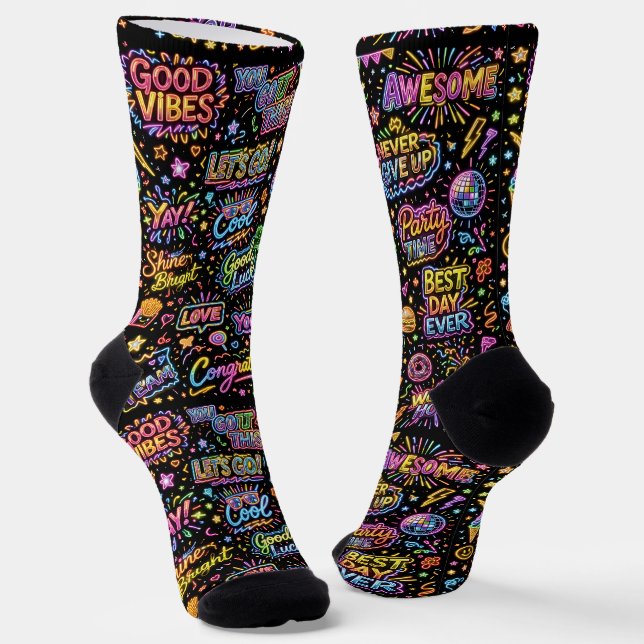 Zoynk Neon Socks 0047479 (Angled)