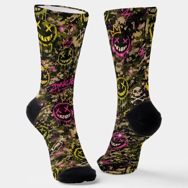 Zoynk Neon Socks 0047678 (Angled)