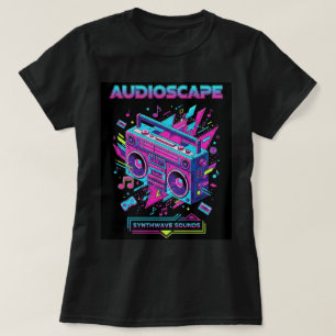 ZOYNK T-Shirt Graphics Audioscape Boom Box 0045216