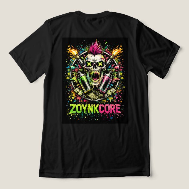 ZOYNKLAB Experiment 0047247 Zoynkcore Tri-Blend Shirt (Design Back)