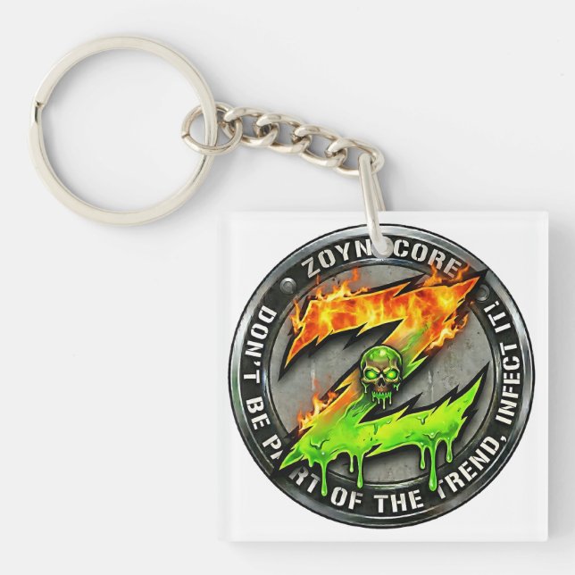 ZOYNKLAB Experiment 0047358 Zoynkcore Key Ring (Front)