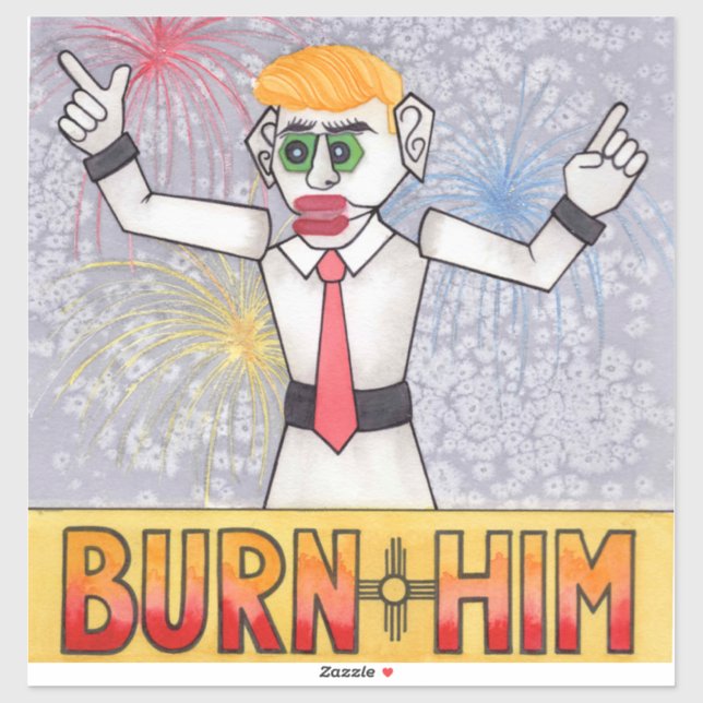 Zozobra Old Man Gloom Santa Fe, NM Tradition Stick (Sheet)