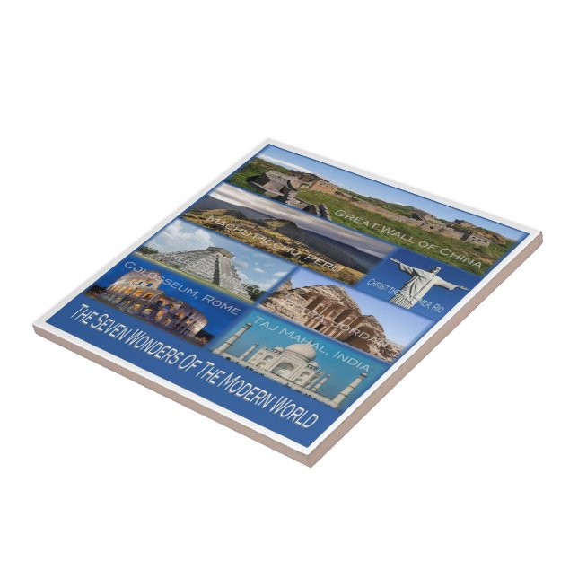 zPE006 The Seven Wonders Of The World, Tile (Side)