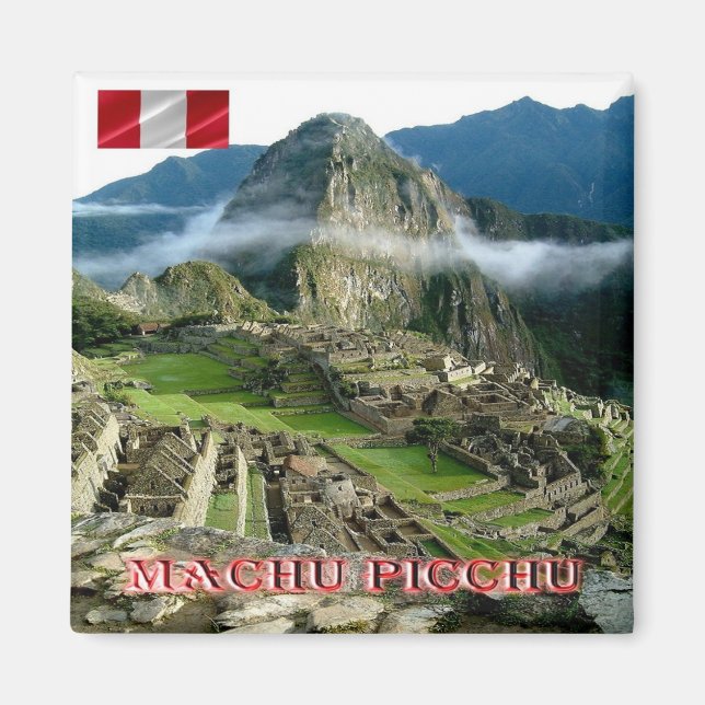 zPE023 MCHU PICCHU, Peru, America, Fridge Magnet (Front)
