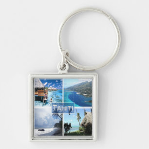 zPF003 TAHITI, French Polynesia, Oceania, Key Ring