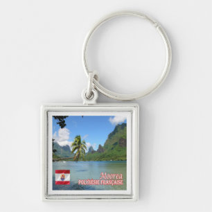 zPF013 COOK BAY, MOOREA, French Polynesia, Key Ring