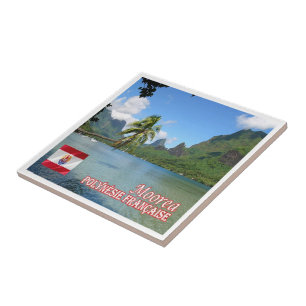 zPF013 COOK BAY, MOOREA, French Polynesia, Tile