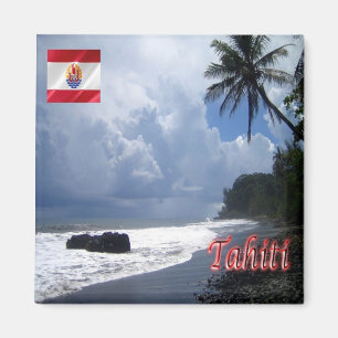 zPF014 TAHITI, French Polynesia, Oceania, Fridge Magnet