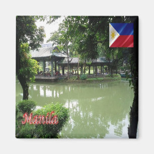 zPH007 Chinese Garden of MANILA Philippines Fridge Magnet
