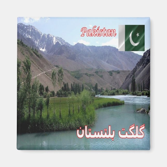 zPK012 GILGIT–BALTISTAN, Pakistan, Asia, Fridge Magnet (Front)