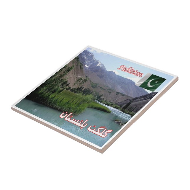 zPK012 GILGIT–BALTISTAN, Pakistan, Asia, Tile (Side)