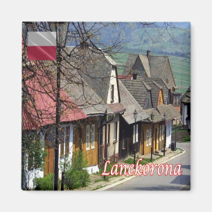 zPL016 LANCKORONA panorama, Poland, Europe, Fridge Magnet