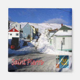 zPM005 SAINT PIERRE, San Pierre Miquelon, Fridge Magnet