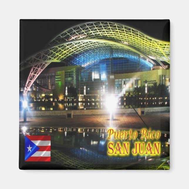 zPR009 PUERTO RICO, San Juan, Convention Centre,  Magnet (Front)
