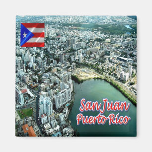 zPR015 PUERTO RICO, San Juan, America, Fridge Magnet