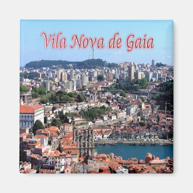 zPT009 VILA NOVA DE GAIA, Portugal, Europe, Fridge Magnet (Front)