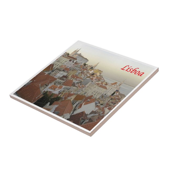 zPT017 LISBON panorama, Portugal, Europe, Tile (Side)