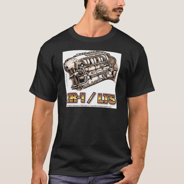 ZR1 LT5 Corvette Engine T-Shirt (Front)