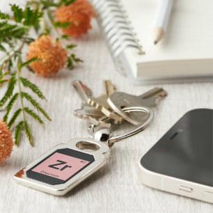 Zr - Zirconium Chemistry Periodic Table Symbol Key Ring
