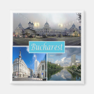 zRO004 BUCHAREST, Romania, Fridge Magnet