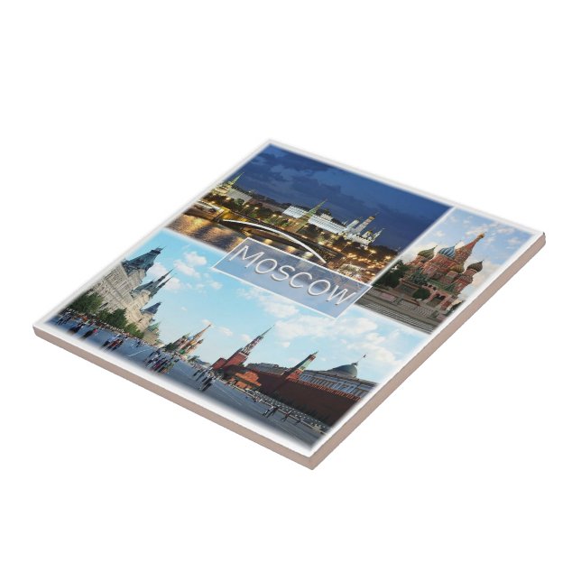 zRU005 MOSCOW, Russia, Europe, Tile (Side)