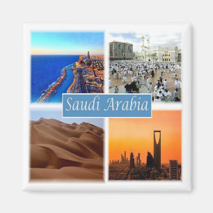 zSA010 SAUDI ARABIA, Asia, Fridge Magnet
