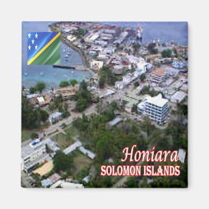 zSB006 HONIARA, Solomon Islands, Oceania, Fridge Magnet