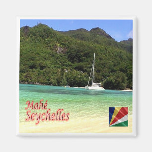 zSC009 MAHE', Sea View, Seychelles, Africa, Fridge Magnet