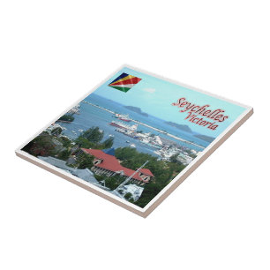 zSC018 VICTORIA, Port, Seychelles, Africa, Tile