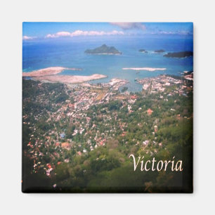 zSC020 VICTORIA, Seychelles, Africa, Fridge Magnet