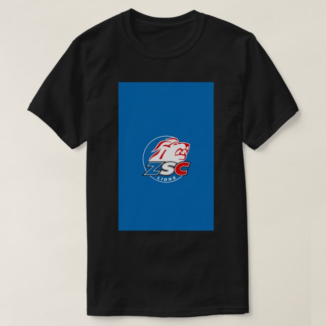ZSC Lions Swiss Ice Hockey Sports Fans Zürich Swit T-Shirt (Design Front)