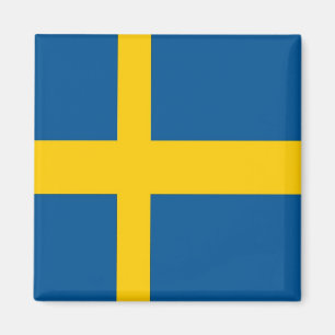 zSE001 SWEDISH FLAG SWEDEN, Fridge Magnet