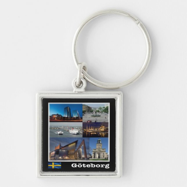 zSE004 GOTHENBURG, Sweden, Europe, Key Ring (Front)