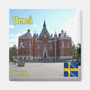 zSE008 UMEÅ, Sweden, Europe, Fridge Magnet