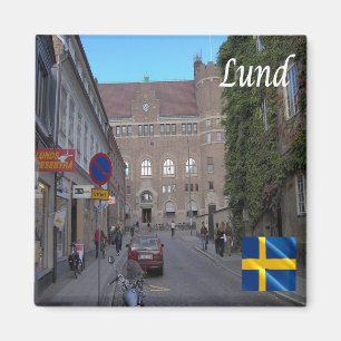 zSE012 LUND, Sweden, Europe, Fridge Magnet